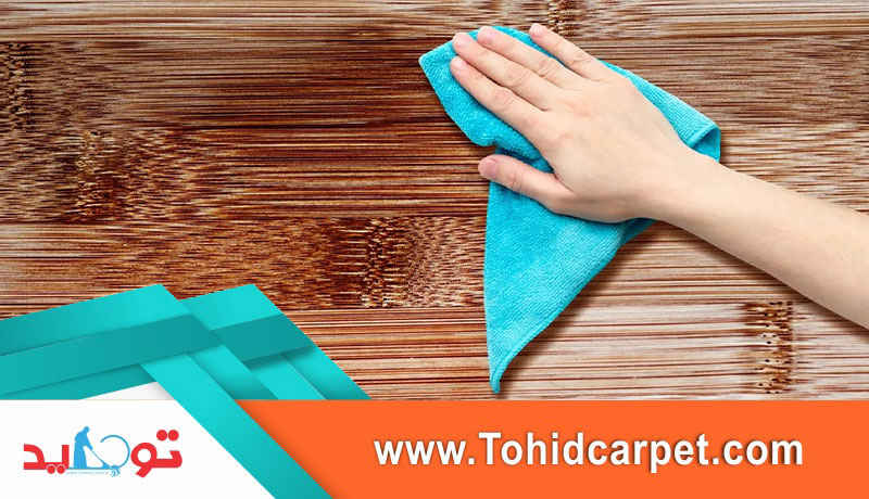 چطور لک جوهر را از پارکت پاک کنیم
